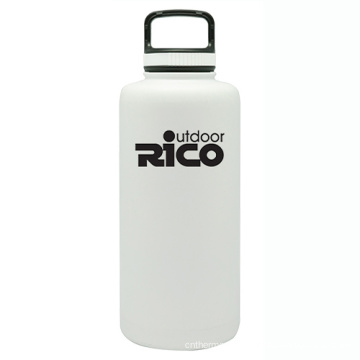 Esportes de vácuo de aço inoxidável durável do frasco branco 64oz